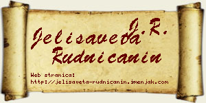 Jelisaveta Rudničanin vizit kartica